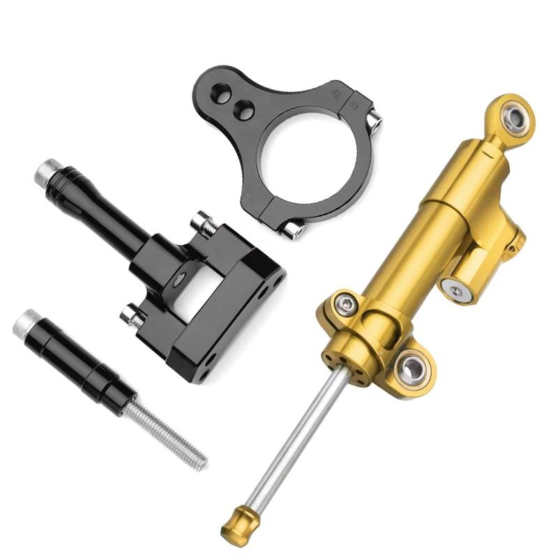 FVGOKMNA Kompatibel Mit Yamaha Für YZF Für R3 2013 2014 2015 2016 2017–2018. Motorrad-Dämpfer-Lenkstabilisierungssteuerung Mit Montagehalter Lenkungsdämpfer Stabilisator(5) von FVGOKMNA
