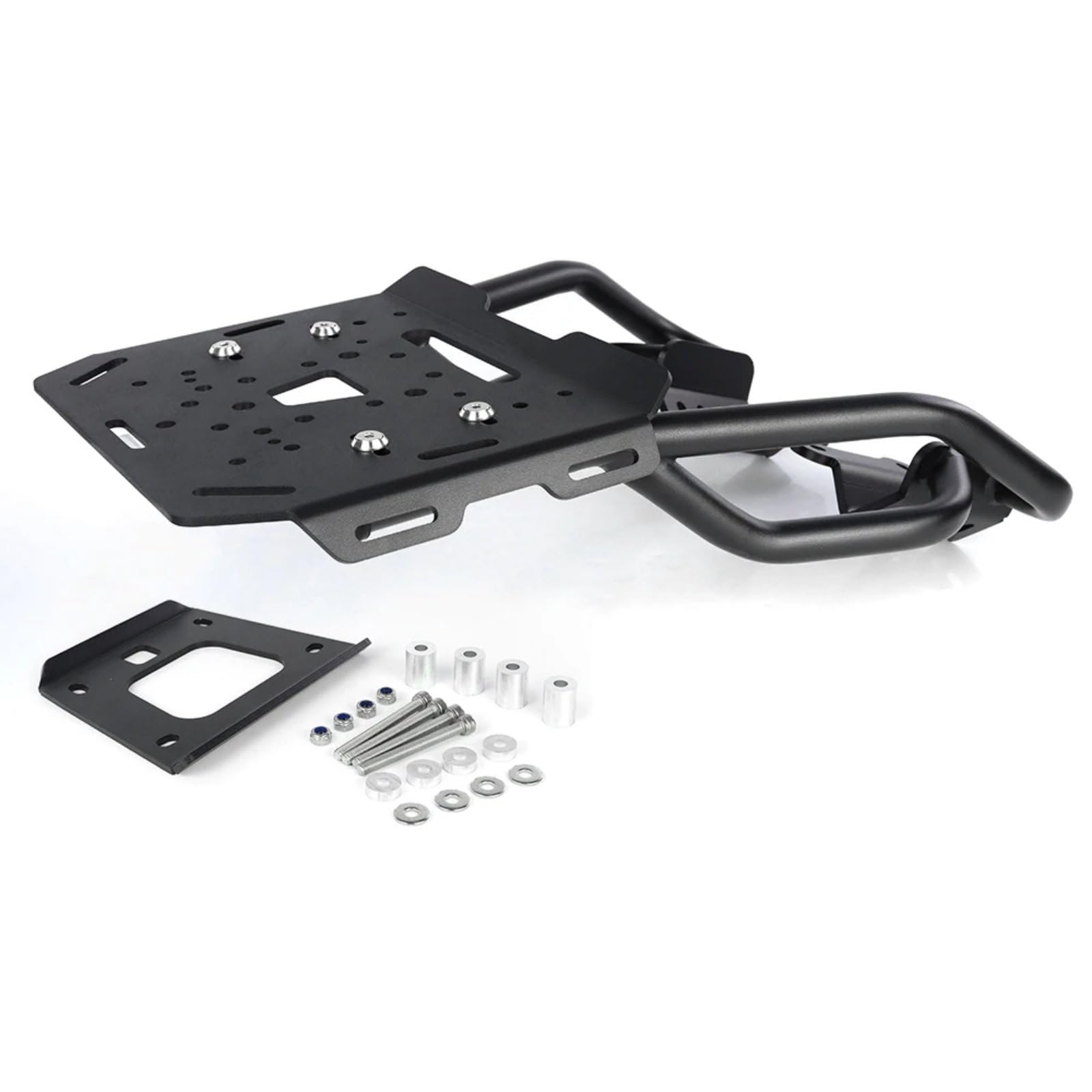 FVGOKMNA Kompatibel Mit Yamaha Für YZF-R3 2015–2025 Für YZF-R25 2014–2024. Motorrad-Heckgepäckträger, Topcase, Heckträger. Motorrad-Gepäckträger(B Black Logo) von FVGOKMNA