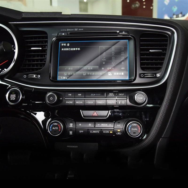 FVGOKMNA Kompatibel mit K&ia für K5 für Optima 2011 2012 2013 2014 2015 2016 2017 2018 2019 Auto GPS Navigation Schutzfolie LCD Bildschirm Glas 8 Zoll GPS Transparent Schutzfolie(153x86mm) von FVGOKMNA