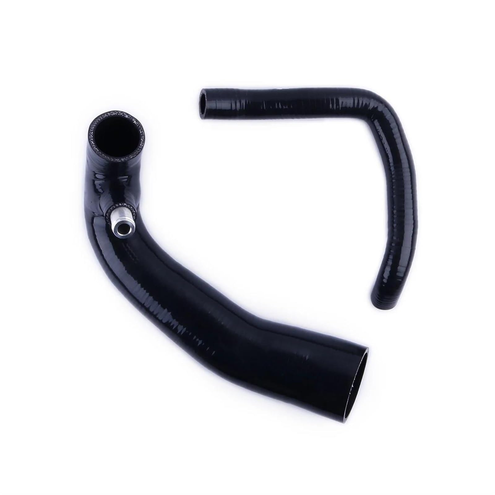 FVGOKMNA Kühlerschlauch Auto Kompatibel Mit Mini Für Cooper S Für R55 R56 R57 2007 2008 2009 2010, Auto-Silikon-Turbo-Lufteinlass-Einlassschlauch, Rohr, Kühlerschläuche 13717555784(Black) von FVGOKMNA