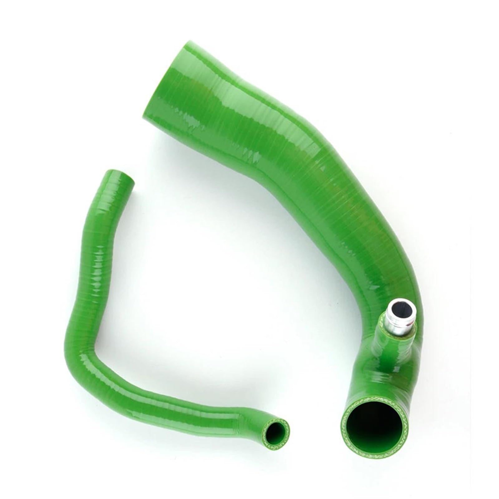 FVGOKMNA Kühlerschlauch Auto Kompatibel Mit Mini Für Cooper S Für R55 R56 R57 2007 2008 2009 2010, Auto-Silikon-Turbo-Lufteinlass-Einlassschlauch, Rohr, Kühlerschläuche 13717555784(Green) von FVGOKMNA