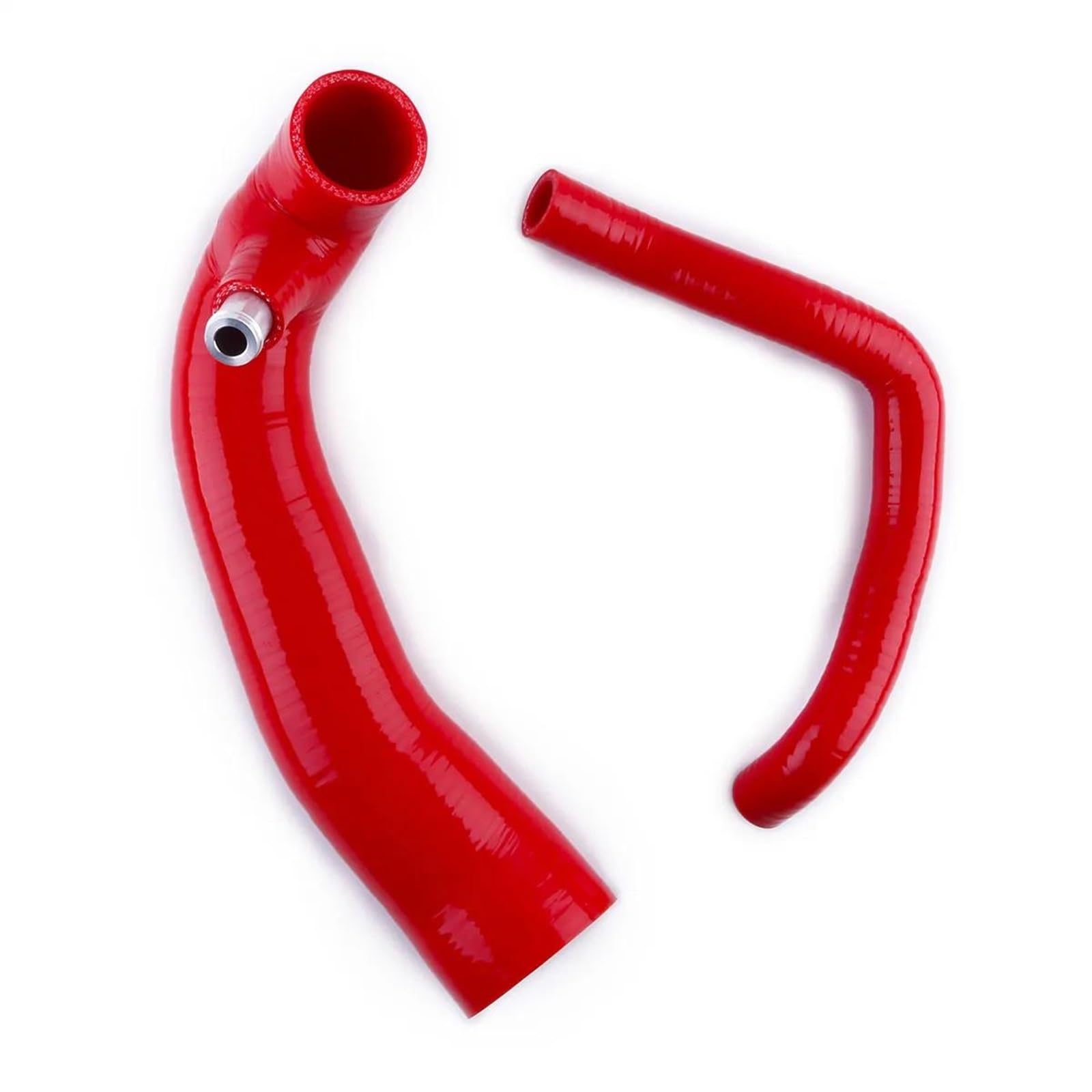 FVGOKMNA Kühlerschlauch Auto Kompatibel Mit Mini Für Cooper S Für R55 R56 R57 2007 2008 2009 2010, Auto-Silikon-Turbo-Lufteinlass-Einlassschlauch, Rohr, Kühlerschläuche 13717555784(Red) von FVGOKMNA