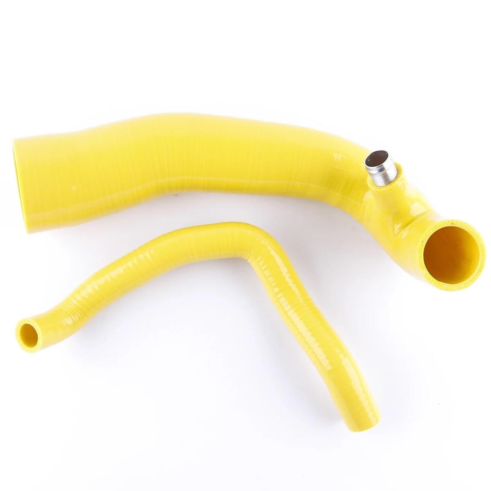FVGOKMNA Kühlerschlauch Auto Kompatibel Mit Mini Für Cooper S Für R55 R56 R57 2007 2008 2009 2010, Auto-Silikon-Turbo-Lufteinlass-Einlassschlauch, Rohr, Kühlerschläuche 13717555784(Yellow) von FVGOKMNA