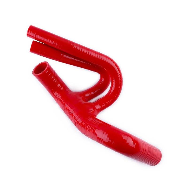 FVGOKMNA Kühlerschlauch Auto Kompatibel Mit Peugeot 106 Für GTI 1996 1997 1998 1999 2000 2001 2002 2003 2004 TU5J4 Motor-Silikon-Kühler-Obereinlass-Einlass-Oberschlauchrohr(Red) von FVGOKMNA