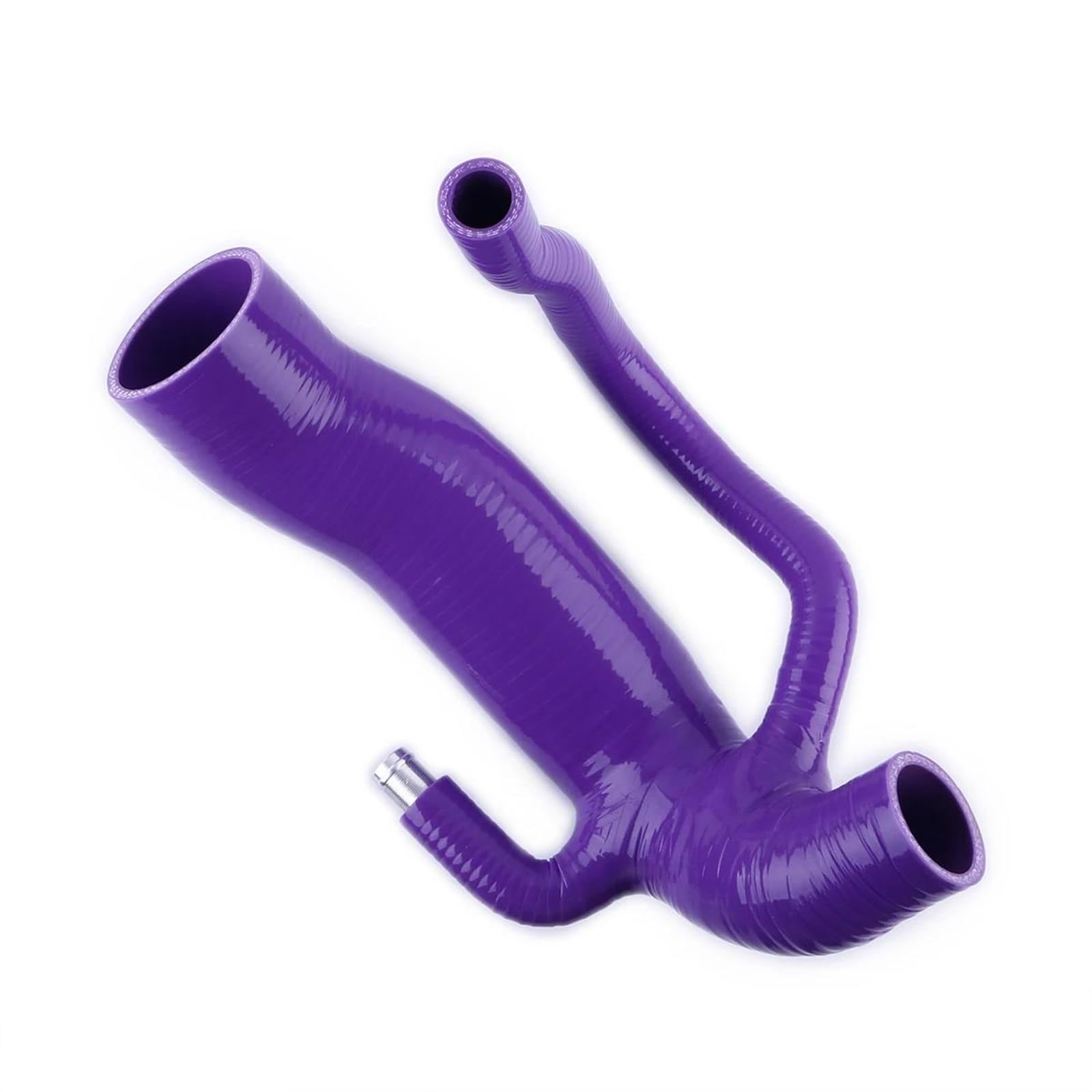 FVGOKMNA Kühlerschlauch Auto Kompatibel Mit Peugeot Für RCZ 2010 2011 2012 2013 2014 2015 207 308 408 3008 5008 508 1.6 16V Silikon-Lufteinlass-Einlass-Induktionsschlauch-Rohr-Set(Purple) von FVGOKMNA