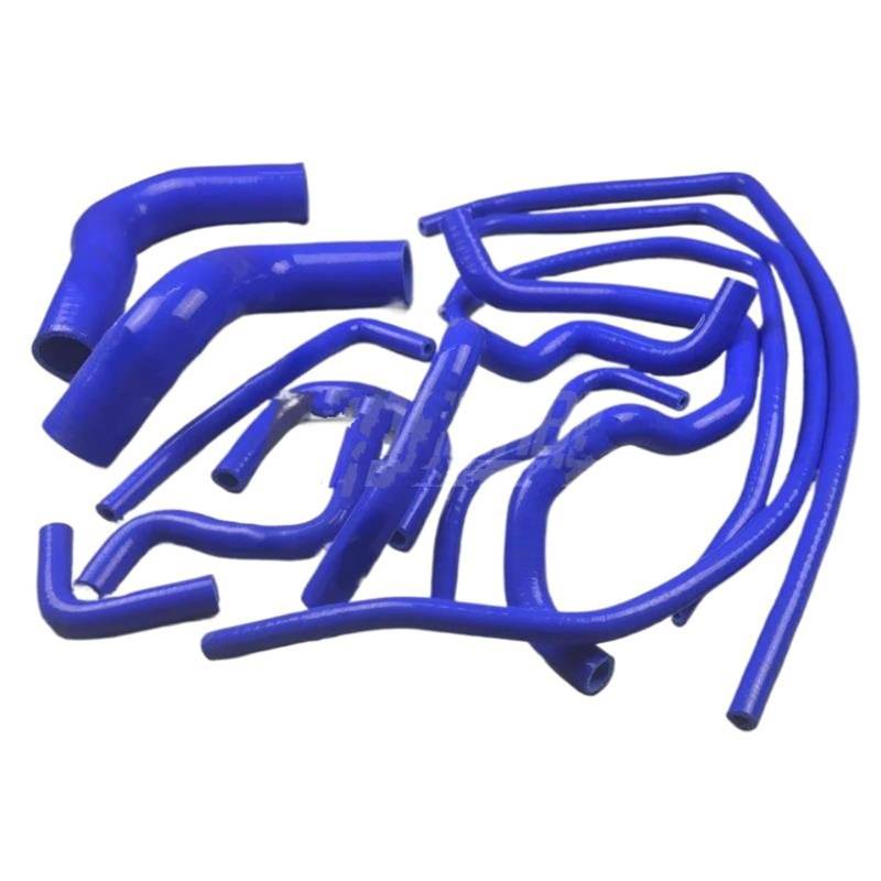 FVGOKMNA Kühlerschlauch Auto Kompatibel Mit Subaru Für Forester SF/SG5/SG9 EJ205/EJ25 1997–2000 2001 2002 2003 2004 2005 2006 2007 2008. Auto-Silikon-Kühlerschlauch-Set(Blue) von FVGOKMNA