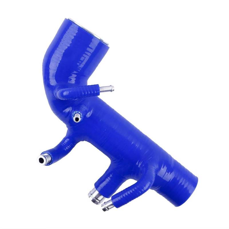 FVGOKMNA Kühlerschlauch Auto Kompatibel Mit Subaru Für WRX EJ20 EJ25 2002 2003 2004 2005 2006 2007 Für Impreza Für Forester Motor Silikon Ansaugschlauch Einlassschlauch Rohr(Blue) von FVGOKMNA