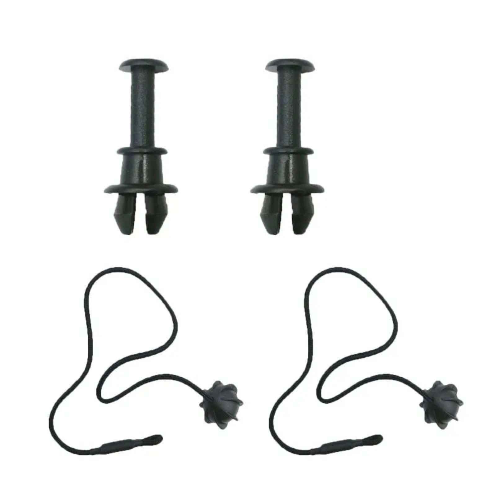Kofferraum Halteband Kompatibel Mit Vw Für Golf Mk5 Mk6 2006 2007 2008 2009 2010 2011 2012 2013 Kofferraum Hutablage String Cord Tonneau Strap Clip(2XClip2XLine) von FVGOKMNA