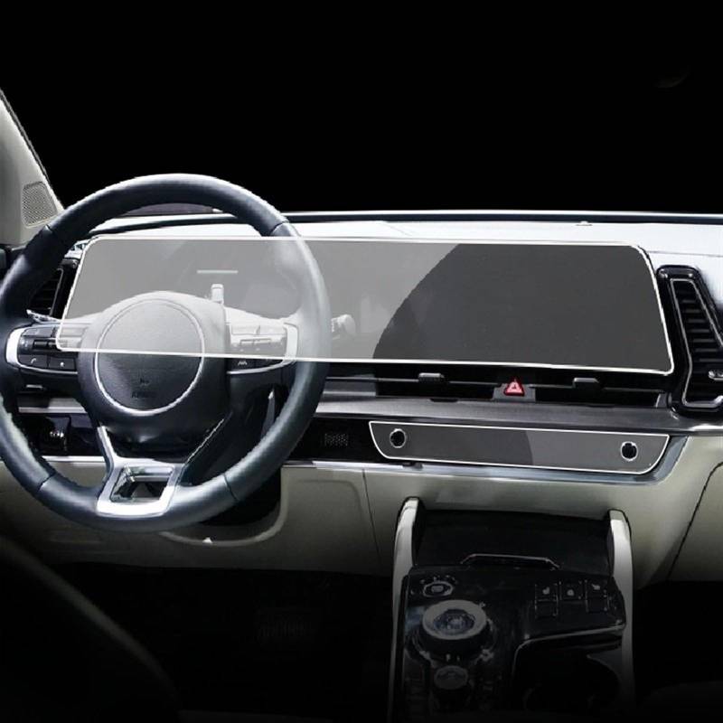 Kompatibel Mit K&ia Für VK8 GL3 2021 2022 2023, Auto-GPS-Navigation, Schutzfolie, LCD-Bildschirm, TPU-Folie, Displayschutzfolie, Passende Refit GPS Transparent Schutzfolie(Style A) von FVGOKMNA