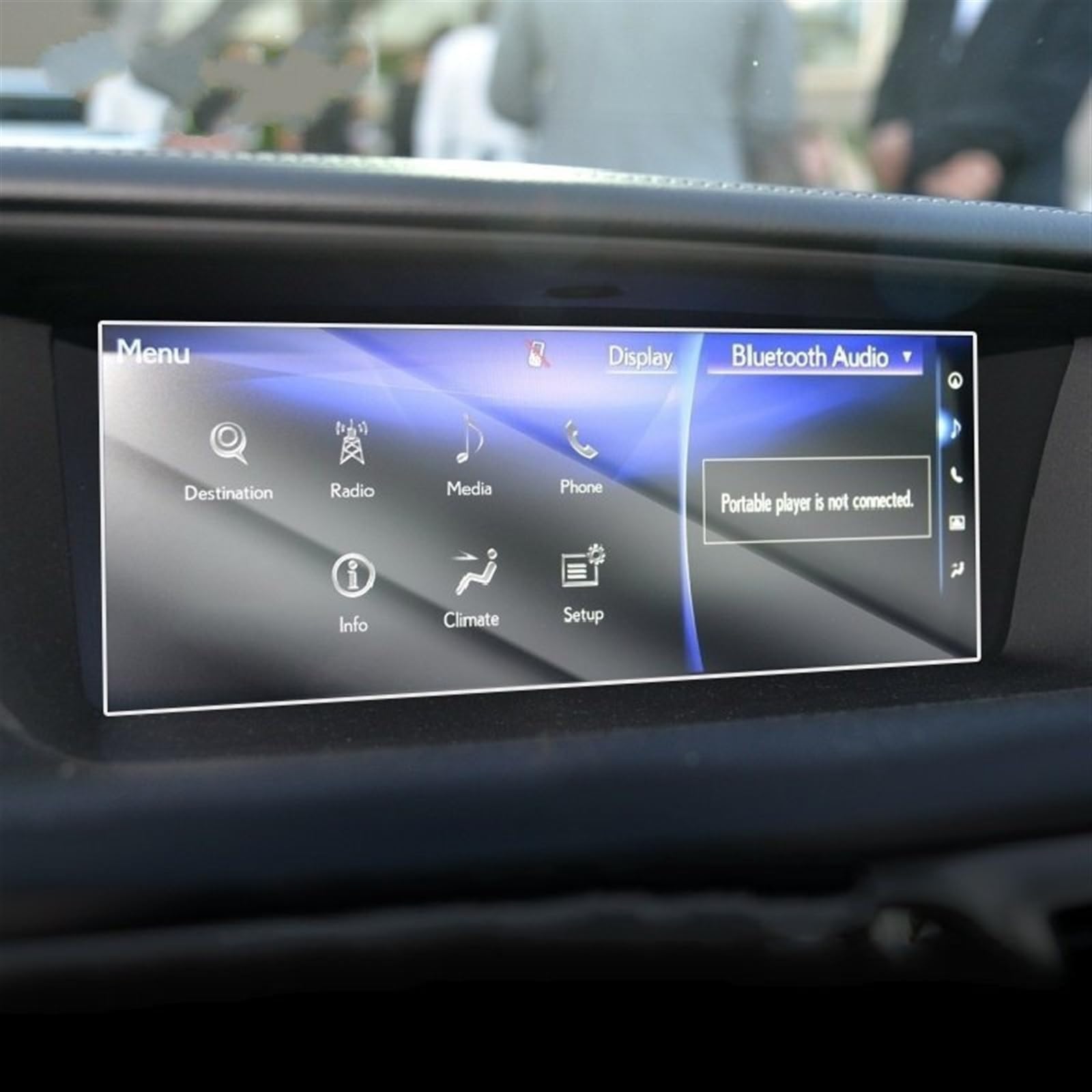 Kompatibel Mit Lexus Für GS Series 200t 300h 350 450h, Auto-GPS-Navigationsfolie, LCD-Bildschirm, Gehärtetes Glas, Schutzfolie, Anti-Fingerabdruck-Folie GPS Transparent Schutzfolie(205x105mm) von FVGOKMNA