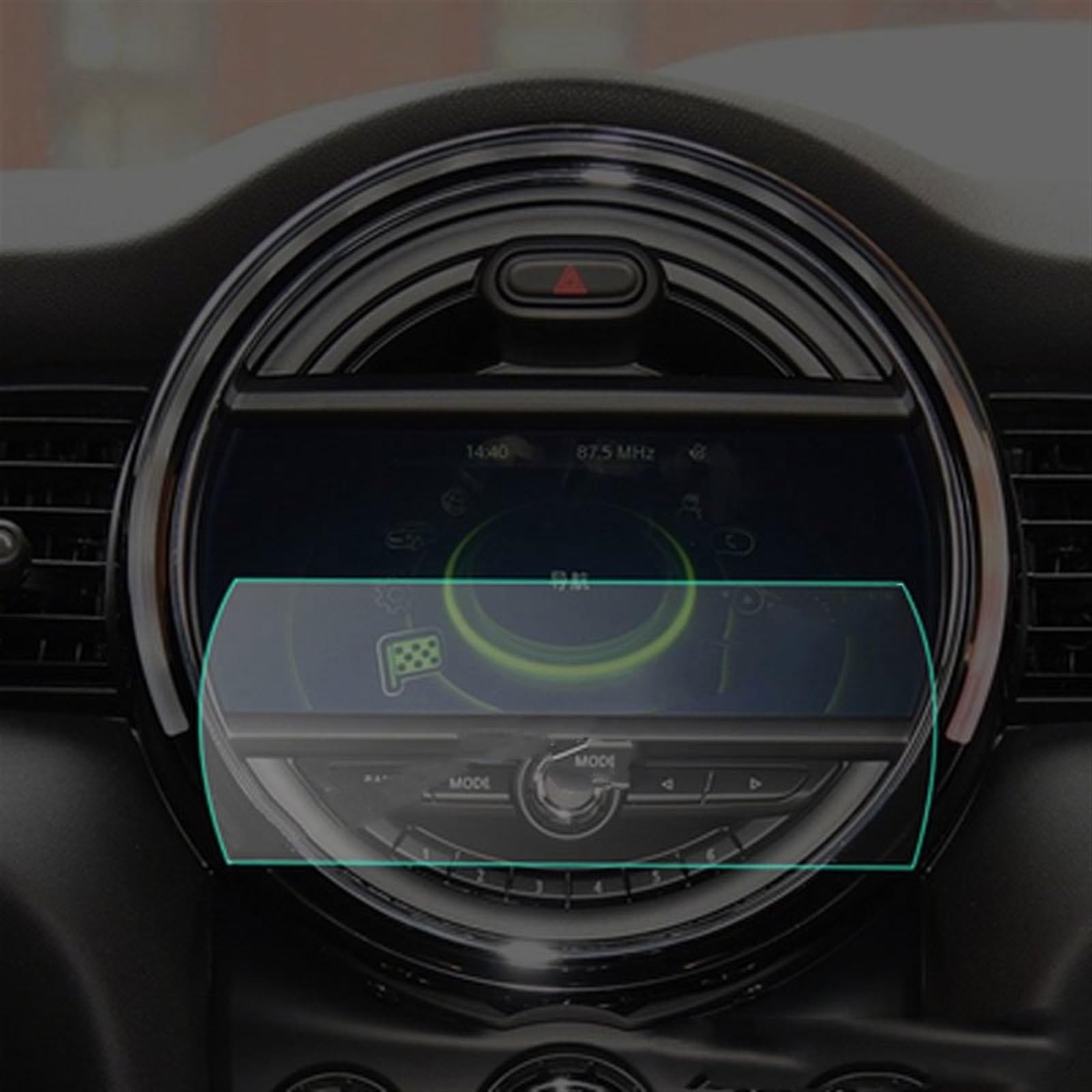 Kompatibel Mit MINI Für Cooper F54 F55 F56 F57 F60 2012, Auto-Navigationsbildschirm, Filmschutz, Instrumententafel, Auto-GPS-LCD-Display-Abdeckung GPS Transparent Schutzfolie(8.8 inch 208X80mm) von FVGOKMNA