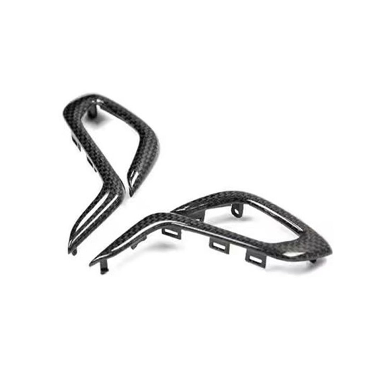 FWNERGUL Auto-Innenraum-Schaltung, kompatibel for BMW M5 F90 X3M X4M 2019 2020 2021 2022 2023, Zubehör aus echtem Carbonfaser, Schaltknaufabdeckung, Verkleidungsdekoration(M5 F90 2pc) von FWNERGUL