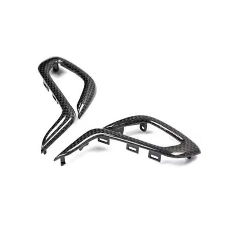FWNERGUL Auto-Innenraum-Schaltung, kompatibel for BMW M5 F90 X3M X4M 2019 2020 2021 2022 2023, Zubehör aus echtem Carbonfaser, Schaltknaufabdeckung, Verkleidungsdekoration(M5 F90 2pc) von FWNERGUL