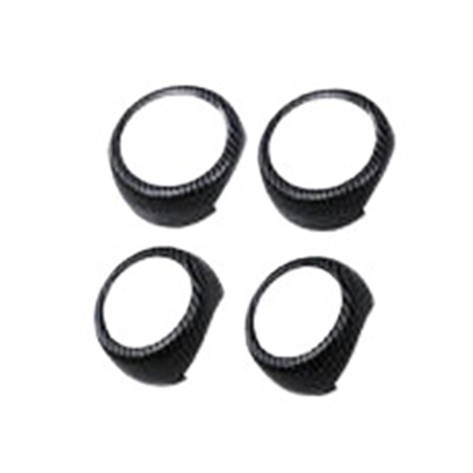 FWNERGUL Auto-Innentürgriff, kompatibel for BMW MINI Cooper S JCW F55 F56 F57 F60, Autozubehör, Dekoration, Abdeckung, Ring, Modifikationsaufkleber(Carbon F55) von FWNERGUL