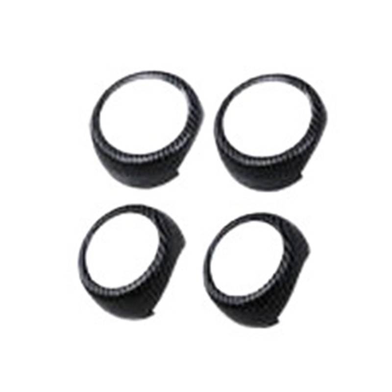 FWNERGUL Auto-Innentürgriff, kompatibel for BMW MINI Cooper S JCW F55 F56 F57 F60, Autozubehör, Dekoration, Abdeckung, Ring, Modifikationsaufkleber(Carbon F55) von FWNERGUL
