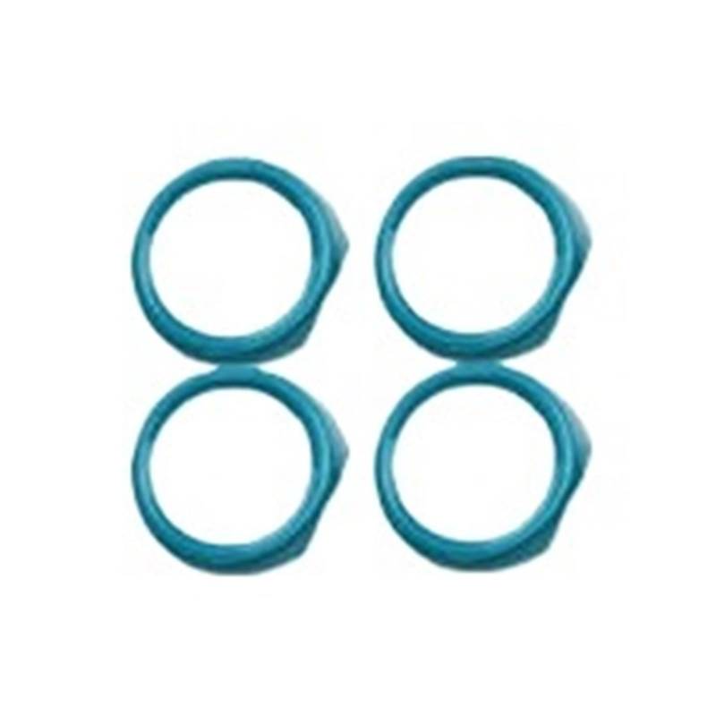 FWNERGUL Auto-Innentürgriff, kompatibel for BMW MINI Cooper S JCW F55 F56 F57 F60, Autozubehör, Dekoration, Abdeckung, Ring, Modifikationsaufkleber(Light Blue F55) von FWNERGUL