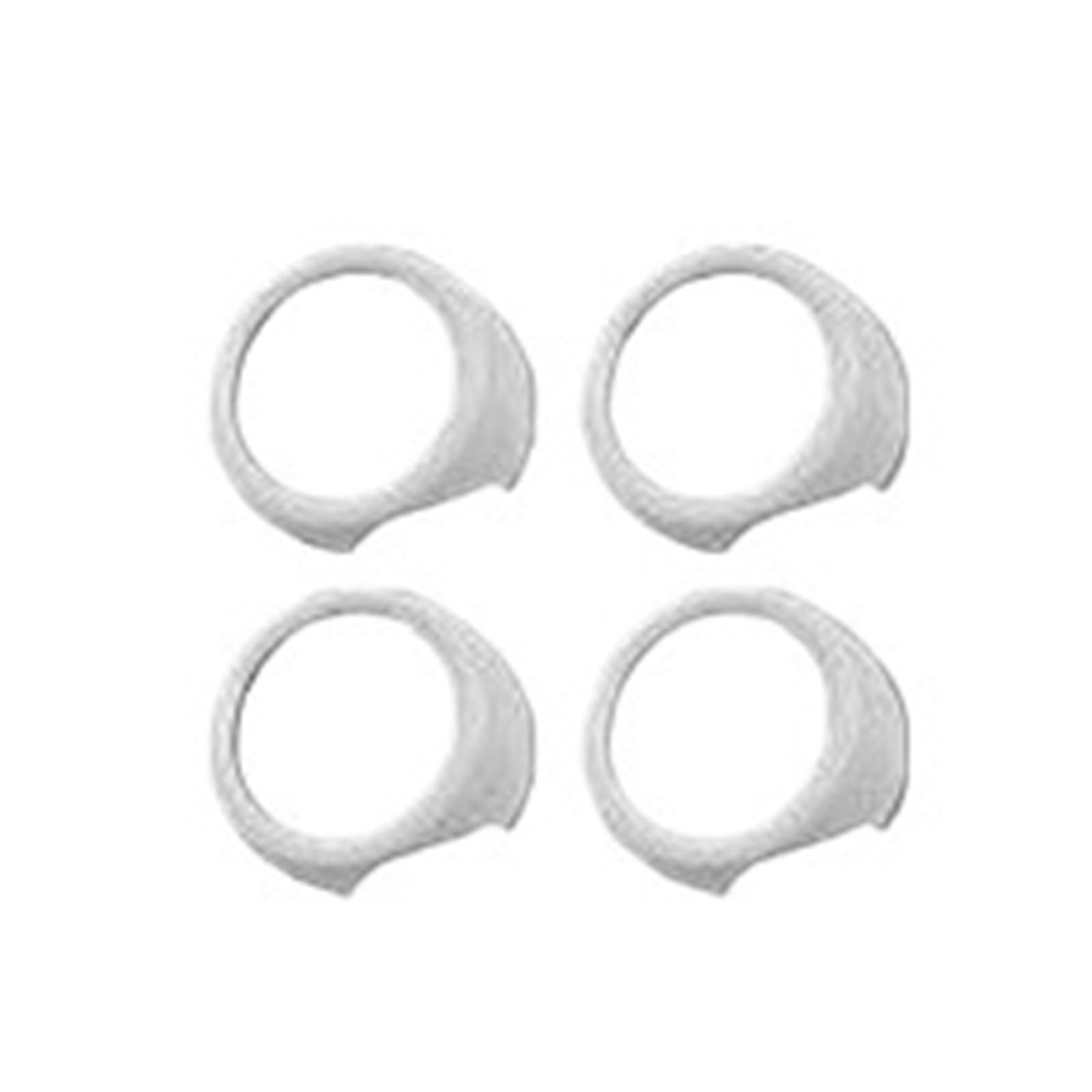 FWNERGUL Auto-Innentürgriff, kompatibel for BMW MINI Cooper S JCW F55 F56 F57 F60, Autozubehör, Dekoration, Abdeckung, Ring, Modifikationsaufkleber(Milky White F55) von FWNERGUL