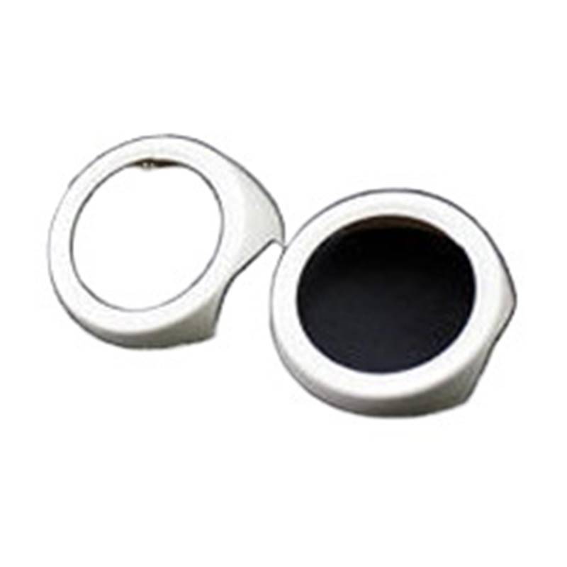 FWNERGUL Auto-Innentürgriff, kompatibel for BMW MINI Cooper S JCW F55 F56 F57 F60, Autozubehör, Dekoration, Abdeckung, Ring, Modifikationsaufkleber(Milky White F56F57) von FWNERGUL