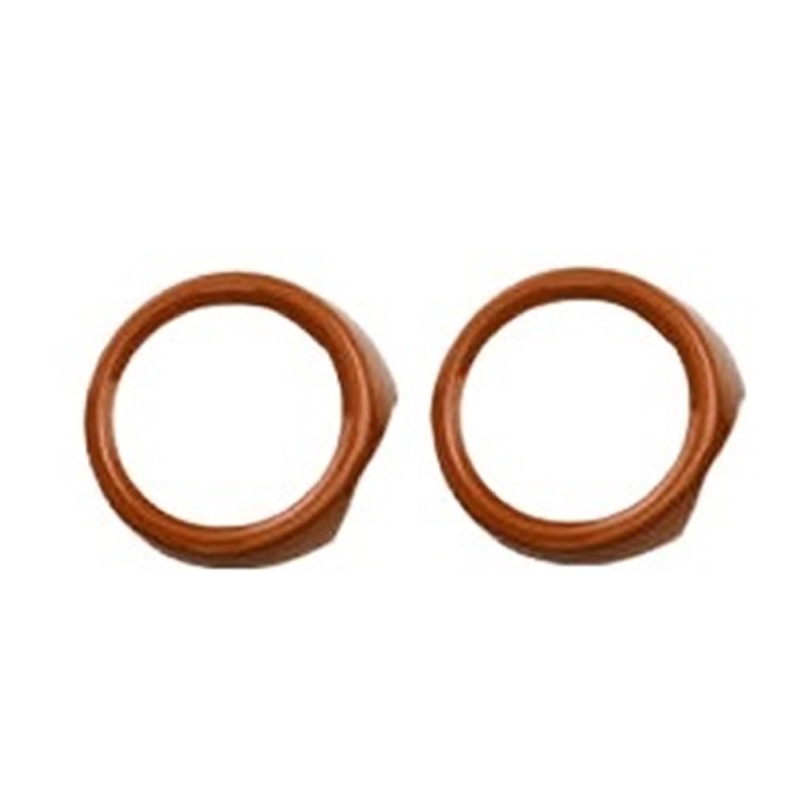 FWNERGUL Auto-Innentürgriff, kompatibel for BMW MINI Cooper S JCW F55 F56 F57 F60, Autozubehör, Dekoration, Abdeckung, Ring, Modifikationsaufkleber(Orange F56F57) von FWNERGUL
