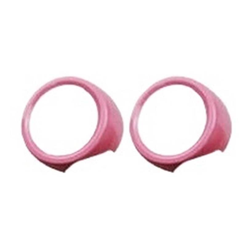FWNERGUL Auto-Innentürgriff, kompatibel for BMW MINI Cooper S JCW F55 F56 F57 F60, Autozubehör, Dekoration, Abdeckung, Ring, Modifikationsaufkleber(Pink F56F57) von FWNERGUL