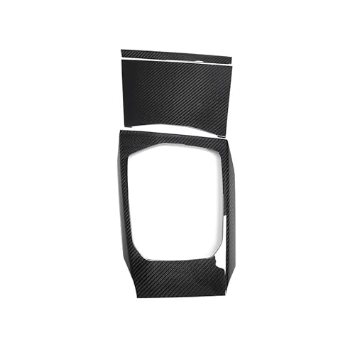 FWNERGUL Auto-Mittelkonsole, kompatibel mit BMW 3er 4er G20 LCI G21 G22 I3 I4 2022 2023 Facelift Seitengetriebe Panel Carbon Fiber LHD RHD(Glossy 3Pcs Set,Right) von FWNERGUL