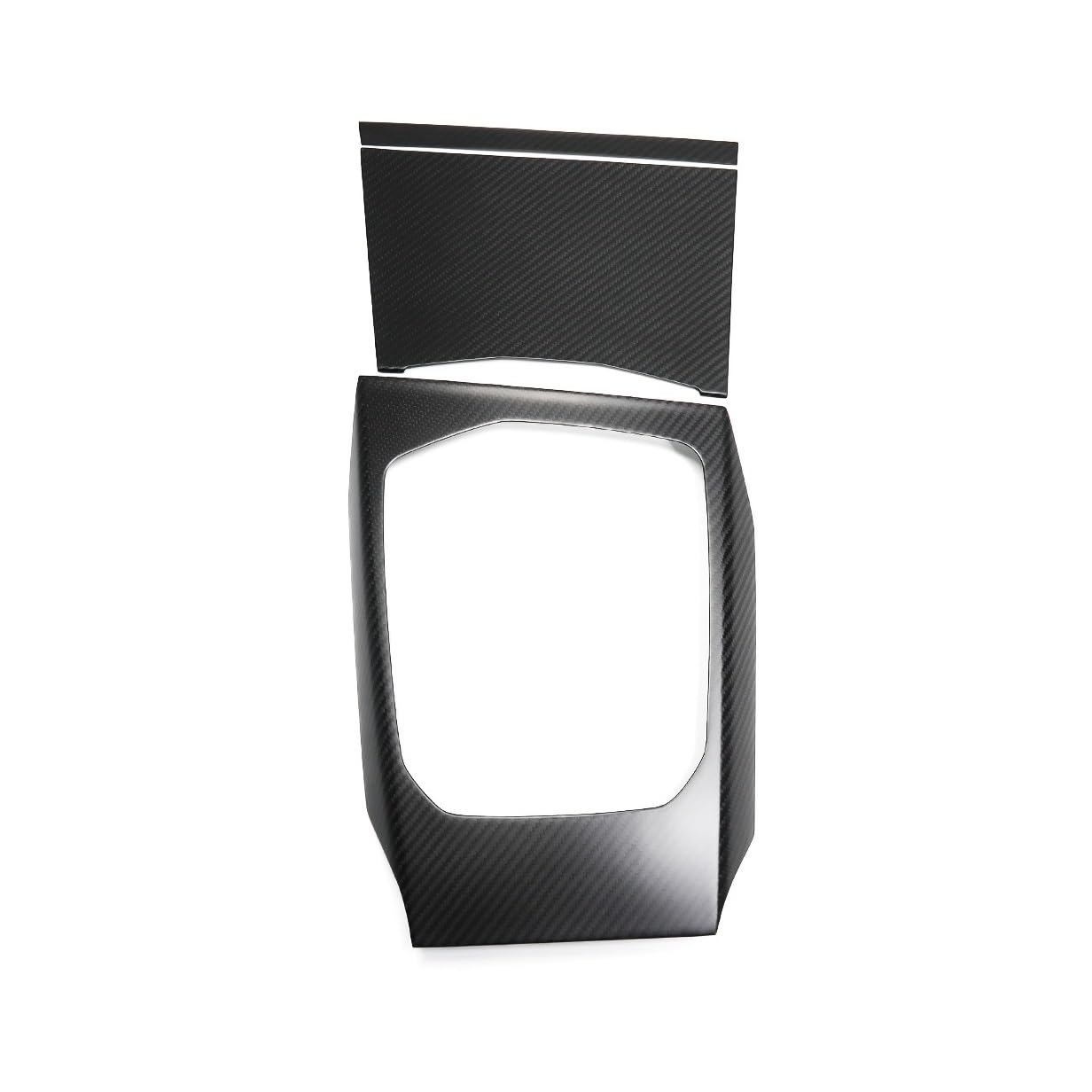 FWNERGUL Auto-Mittelkonsole, kompatibel mit BMW 3er 4er G20 LCI G21 G22 I3 I4 2022 2023 Facelift Seitengetriebe Panel Carbon Fiber LHD RHD(Matte 3Pcs Set,Left) von FWNERGUL