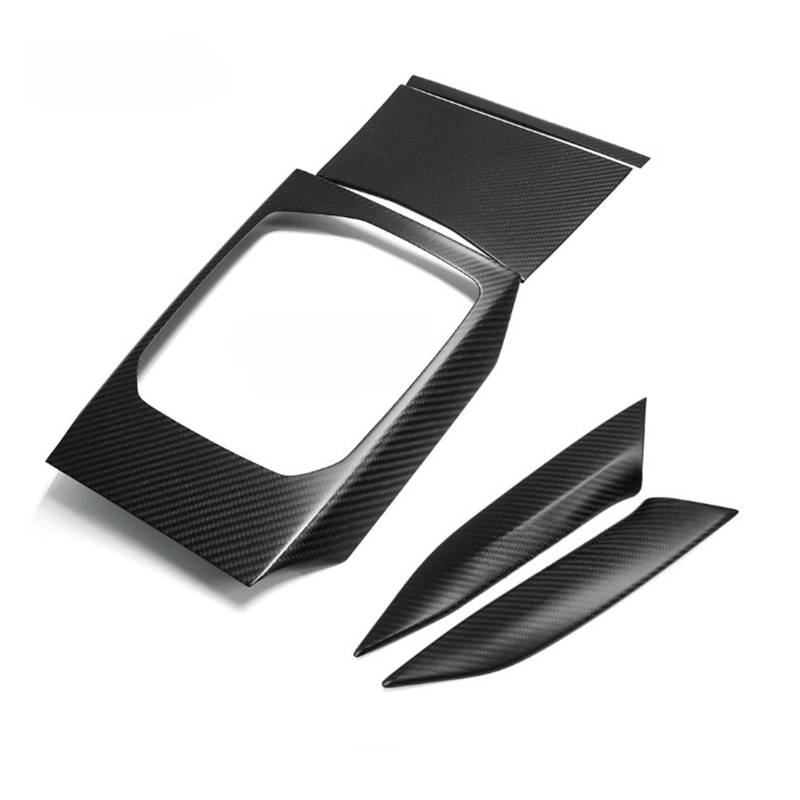 FWNERGUL Auto-Mittelkonsole, kompatibel mit BMW 3er 4er G20 LCI G21 G22 I3 I4 2022 2023 Facelift Seitengetriebe Panel Carbon Fiber LHD RHD(Matte Center 5pcs,Right) von FWNERGUL