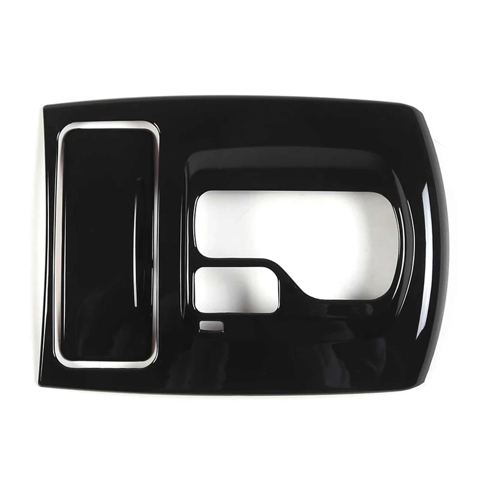 FWNERGUL Auto-Mittelkonsolengetriebe, kompatibel mit Infiniti G25 G37 2009–2013, ABS-Kohlefaser, Innenzubehör, Schalttafelabdeckung, Zieraufkleber(Glossy Black) von FWNERGUL