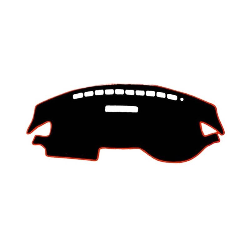 FWNERGUL Autoabdeckung, Lichtschutz, kompatibel for Suzuki Swift Sport 2005 2006 2007 2008 2009 2010, Pads, rutschfeste Teppiche, Innenausstattung(RHD Red Side) von FWNERGUL