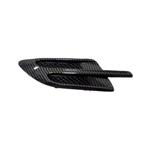 FWNERGUL Autoteile kompatibel mit Bentley Bentayga 2016–2019 36A821273, glänzend schwarz, Carbonfaser, Chrom, Kotflügel, Kühlergrill, Luftauslässe, Entlüftungsgitter(Carbon Fiber) von FWNERGUL