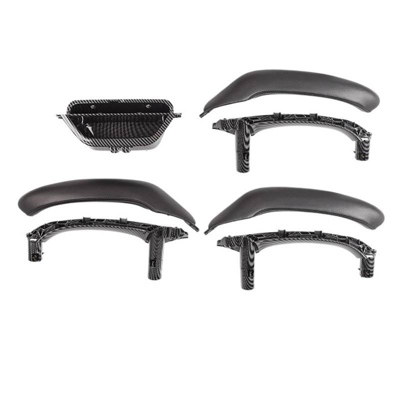 FWNERGUL Autotürgriff, kompatibel for BMW X3 X4 F26 F25 2011–2017, Innentürgriffe, Abdeckung ersetzen, Autotürgriffbaugruppe(Assembly CarbonBlack) von FWNERGUL