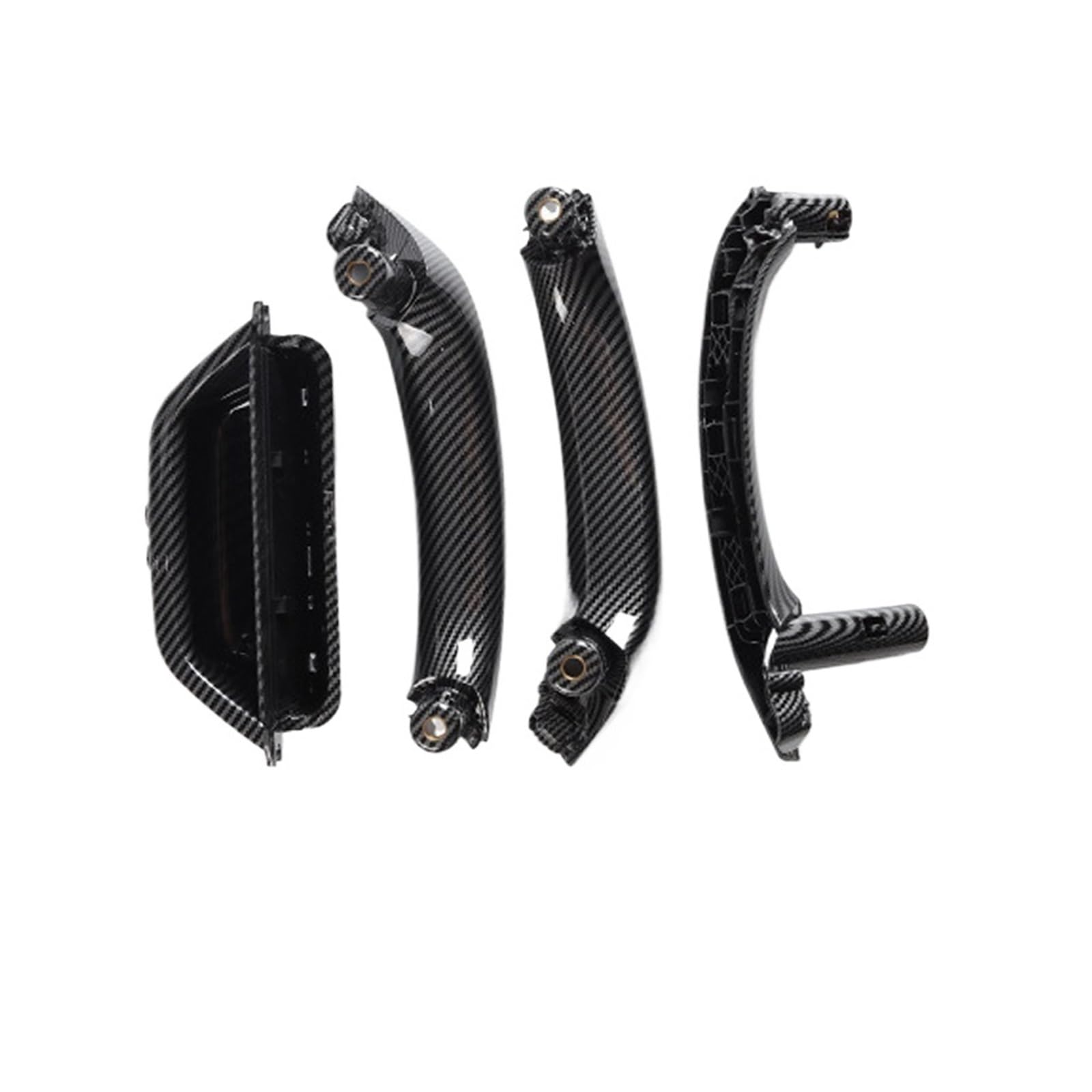 FWNERGUL Autotürgriff, kompatibel for BMW X3 X4 F26 F25 2011–2017, Innentürgriffe, Abdeckung ersetzen, Autotürgriffbaugruppe(Inner Carbon Fiber) von FWNERGUL