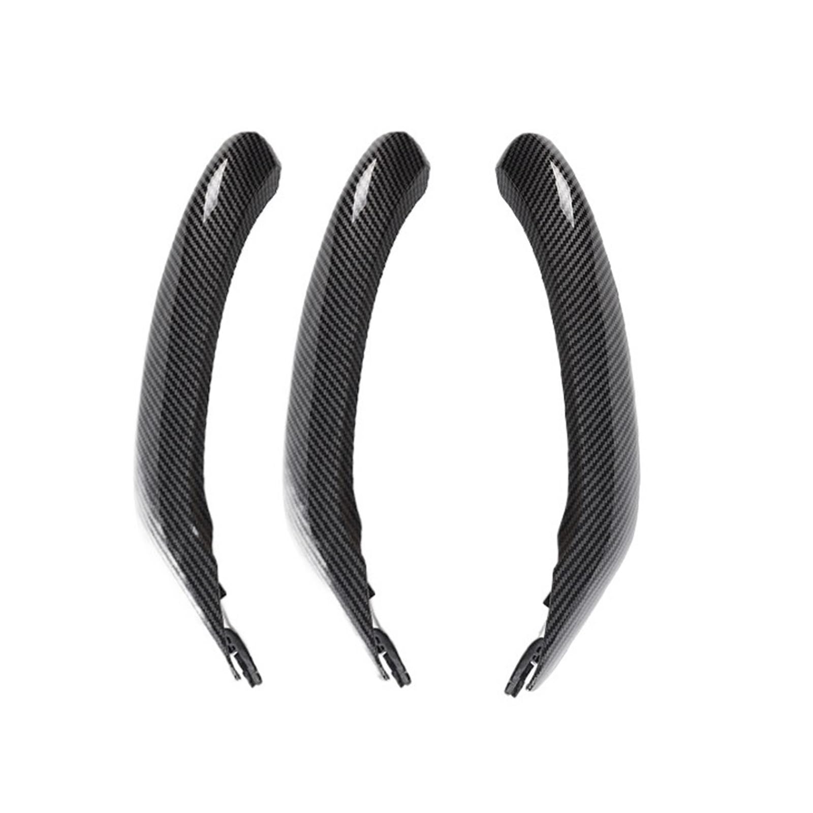FWNERGUL Autotürgriff, kompatibel for BMW X3 X4 F26 F25 2011–2017, Innentürgriffe, Abdeckung ersetzen, Autotürgriffbaugruppe(Outer Carbon Fiber) von FWNERGUL