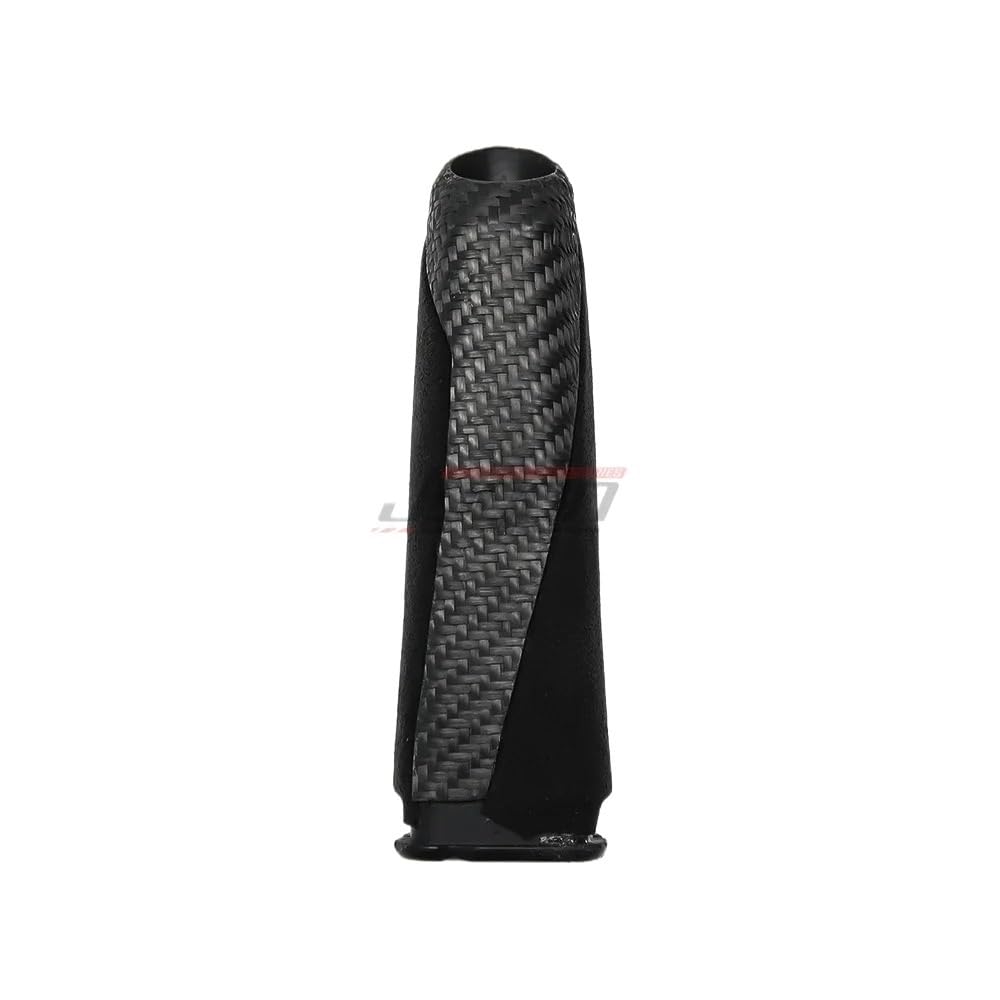 FWNERGUL Ersetzen Sie den Schaltknauf, kompatibel mit BMW 2er F22 F23 M2 F87 2015–2019, Webmuster, Abdeckung der Handbremskonsole aus echtem Carbon(Weave Pattern) von FWNERGUL