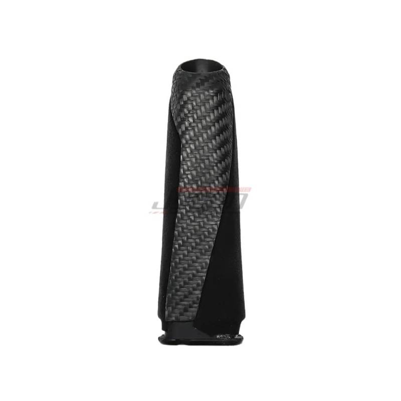 FWNERGUL Ersetzen Sie den Schaltknauf, kompatibel mit BMW 2er F22 F23 M2 F87 2015–2019, Webmuster, Abdeckung der Handbremskonsole aus echtem Carbon(Weave Pattern) von FWNERGUL