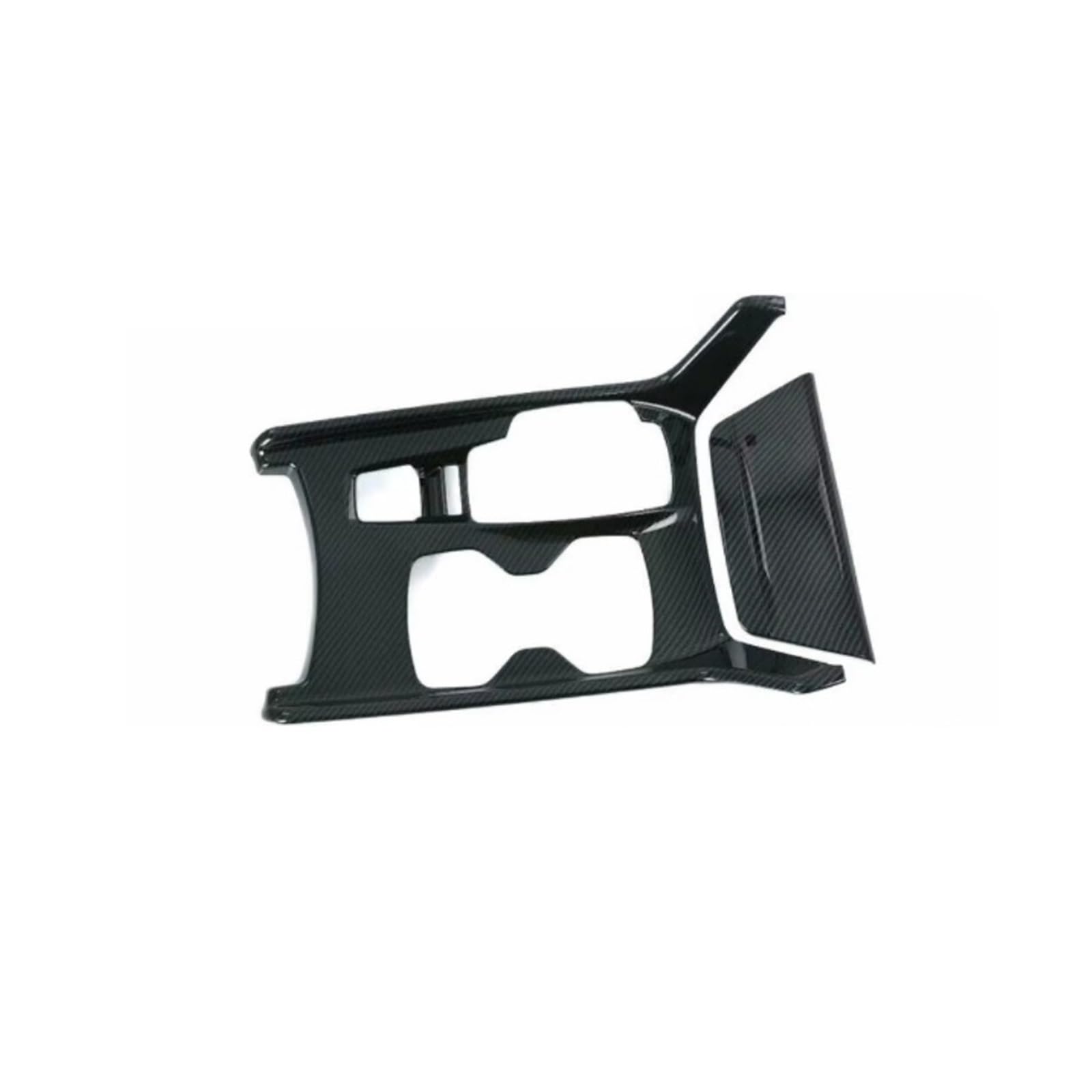 FWNERGUL Innenausstattung der Mittelkonsole, kompatibel mit Honda Accord 2018–2022, Carbonfaser-Stil, Schaltkastenverkleidung, Zigarettenanzünder-Verkleidung(Black Brown) von FWNERGUL
