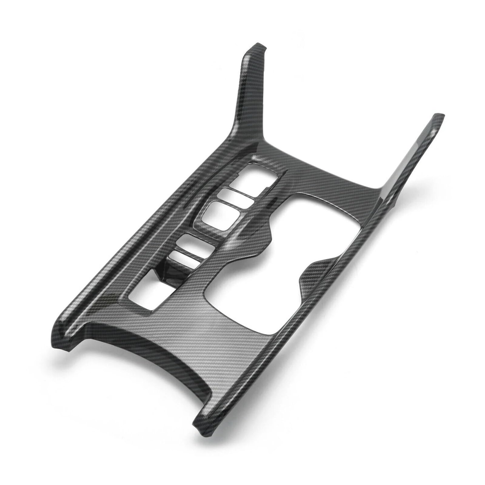 FWNERGUL Mittelkonsolen-Schaltkasten, kompatibel mit Accord 2018–2022, Innenverkleidung im Carbonfaser-Stil, Verkleidung for Zigarettenanzünder(1pc Gear Shift Panel) von FWNERGUL