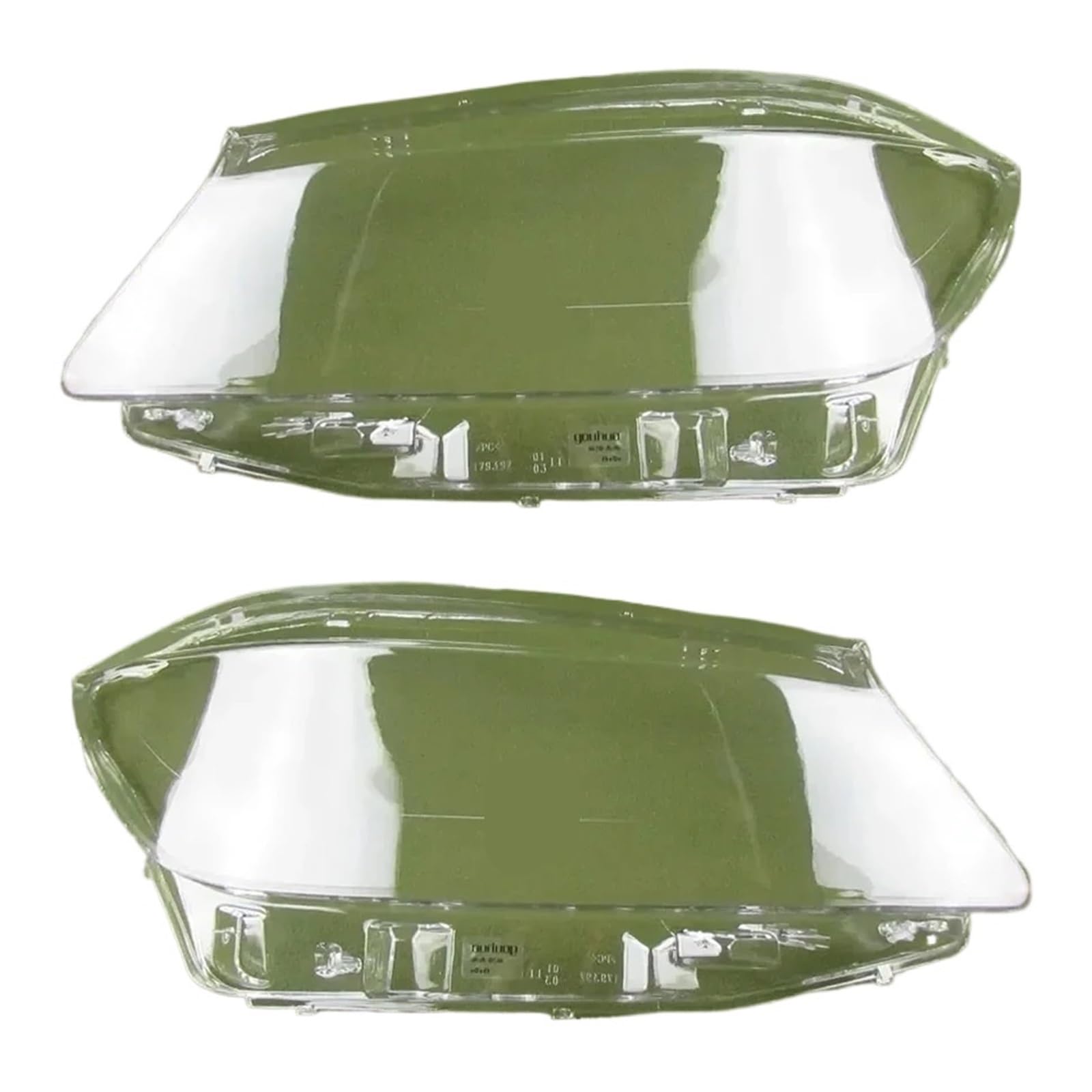 FWNERGUL Scheinwerferabdeckung, kompatibel mit 2012–2016 Benz W176 A-Klasse A180 A200 A260 A45 AMG, transparente Lampenschirmschale(2PCS left and right) von FWNERGUL