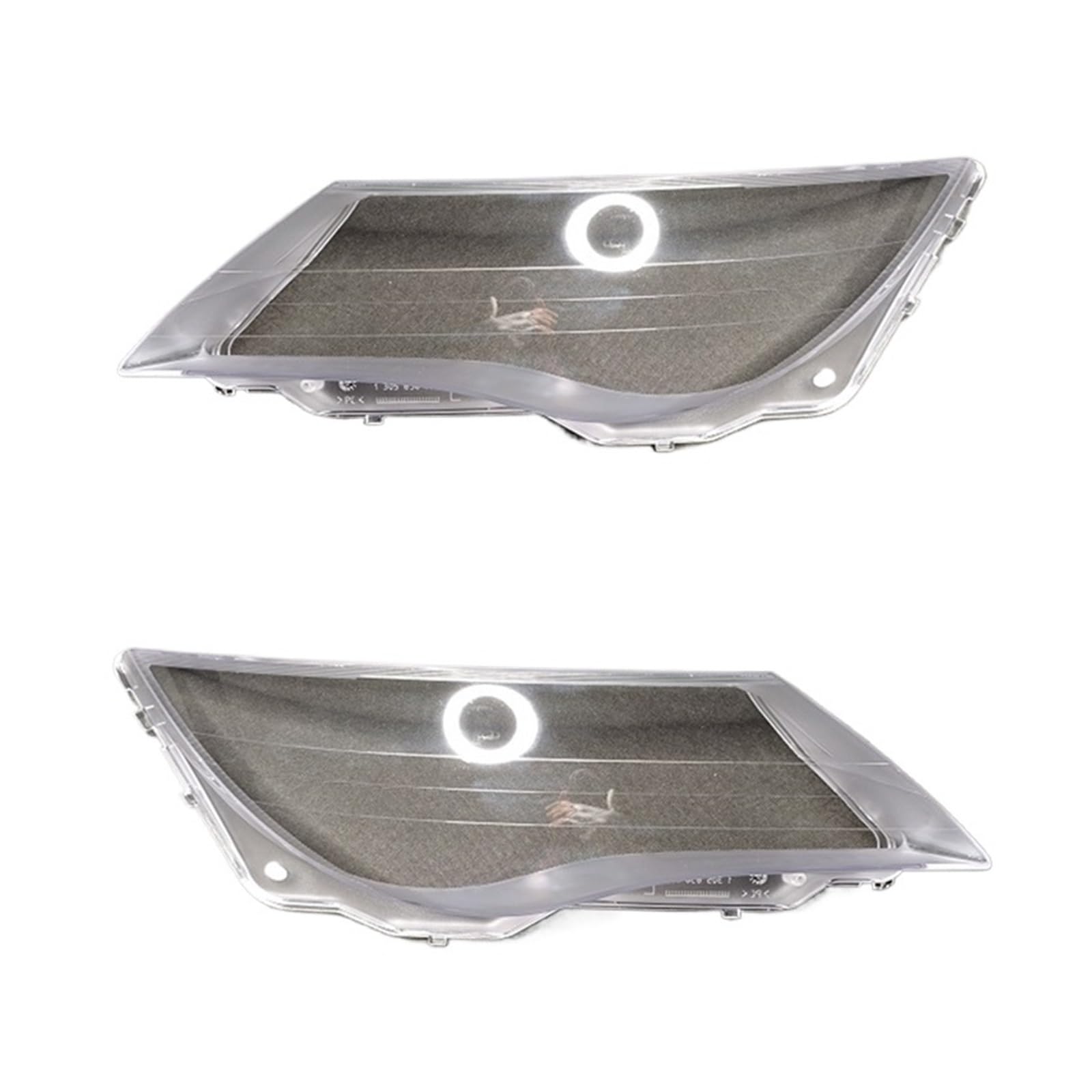 FWNERGUL Scheinwerferabdeckung, kompatibel mit BMW 6 Series E63 E64 M6 630 645 650 2004 2005 2006 2007, Autolinsenschale, transparentes Lampenschirmglas(Left and Right 2 Pcs) von FWNERGUL