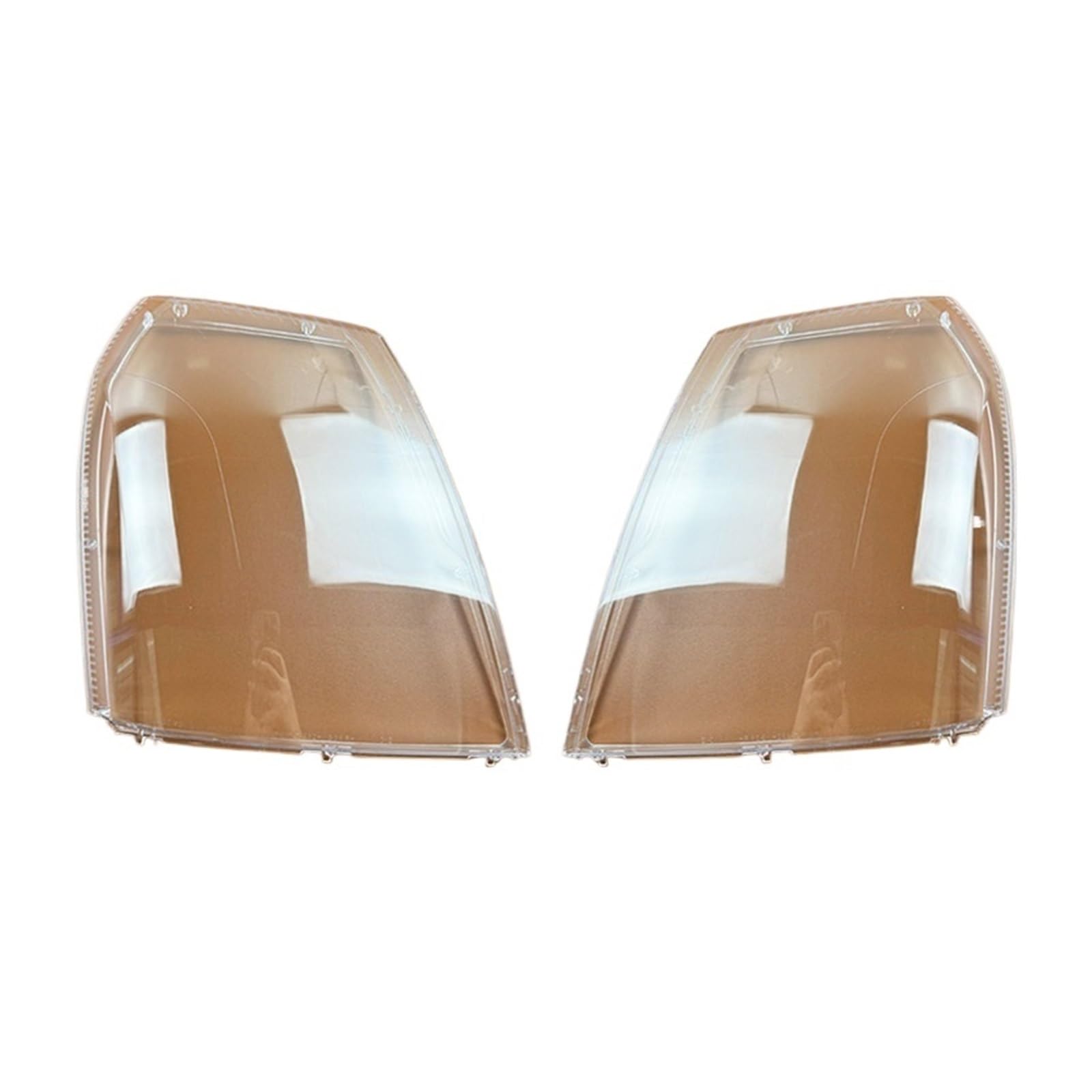 FWNERGUL Scheinwerferabdeckung Kompatibel for Cadillac Escalade 2006 2007 2008 2009 2010 2011 2012 2013 Lampenschirmschale Kunststoff(A Pair) von FWNERGUL