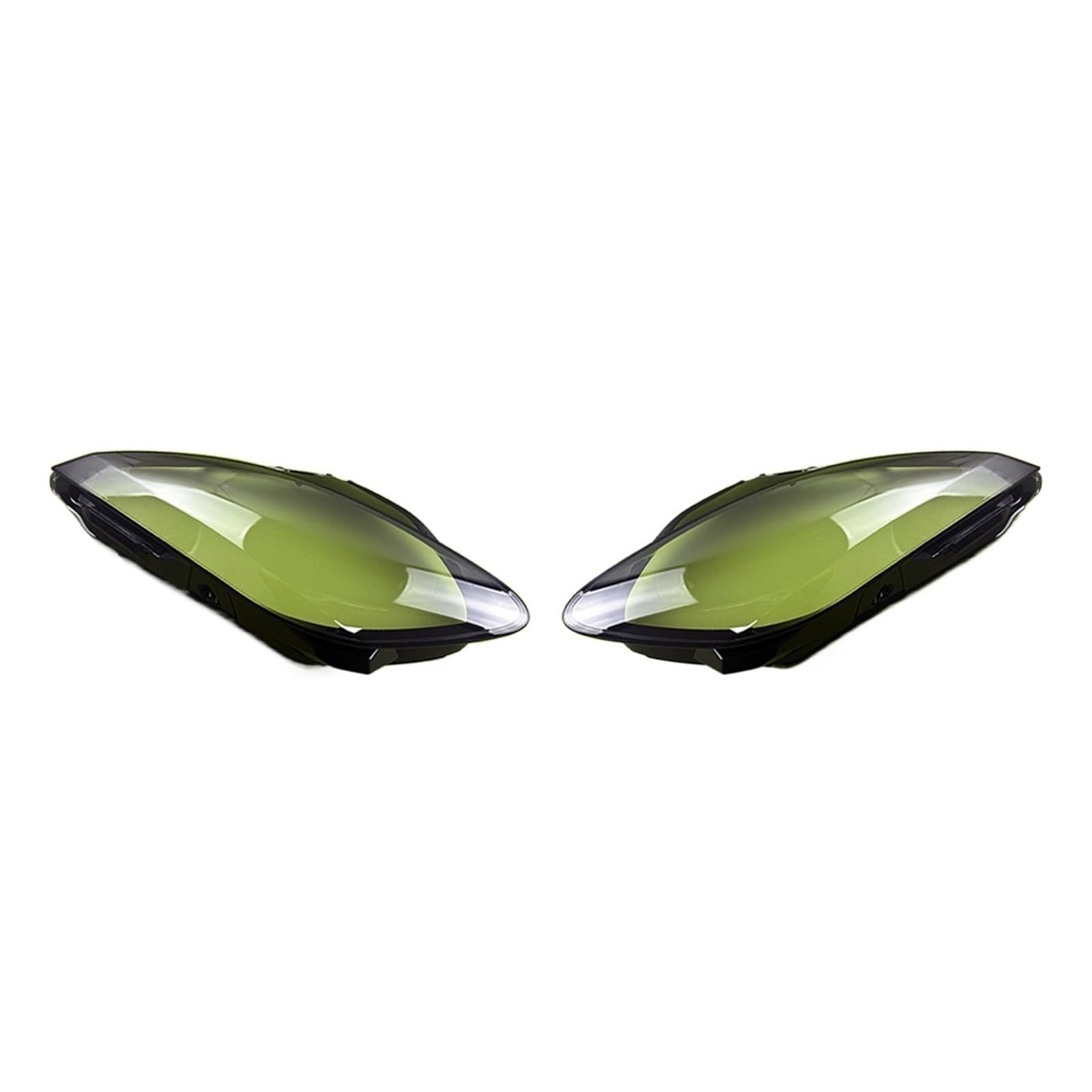 FWNERGUL Scheinwerferabdeckung Kompatibel for Jaguar F-TYPE 2013-2020 Transparente Schale Klare Linse Lampenschirm ersetzen(A Pair) von FWNERGUL