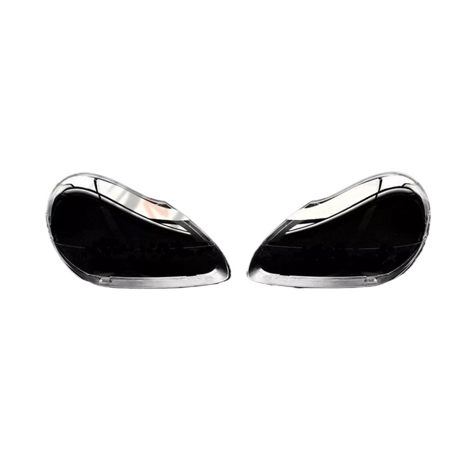 FWNERGUL Scheinwerferabdeckung Kompatibel for Porsche Cayenne 2003-2006 Ersatzlampenschirm Auto Transparente Linse Frontschalengehäuse(1 Pair) von FWNERGUL