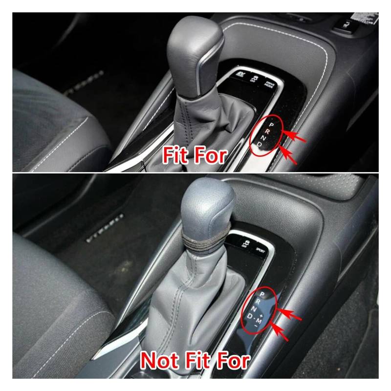 FWNERGUL Wasserbecherhalter-Rahmenabdeckung, kompatibel mit Toyota Corolla Altis Hybrid 2019 2020, Rechtslenker, RHD, 5-teilig, Kohlefaser-Farbstahl(Hybrid) von FWNERGUL