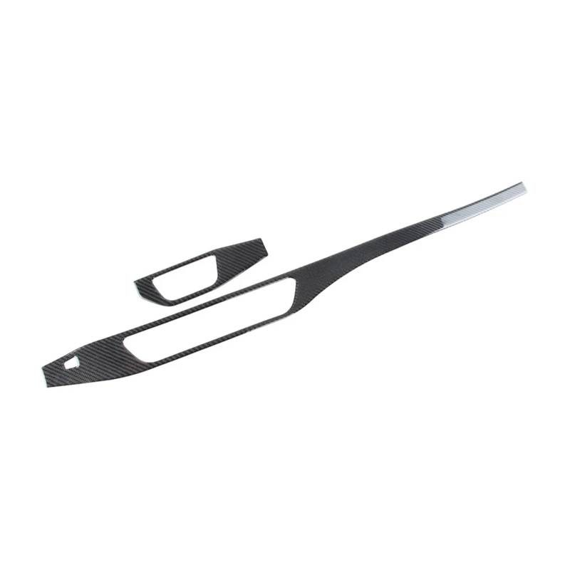 FWNERGUL Zubehör Auto Zentrale Steuerung Kompatibel for Audi A4L A4 B9 2017-2022 Scheinwerfer Schalter Panel Trim Decor Carbon Faser Aufkleber(Left-Hand Drive) von FWNERGUL