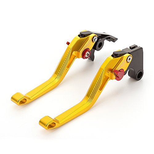 FXCNC 5D Brake Clutch Levers for TTR125L TTR125LE TTR125LW 2000-16,YFM700 Raptor 700R 00-06, Raptor YFM660 01-05, XT660 XT660R XT660X 04-13,YZ125 YZ250 YZ500 WR125 WR250 WR500 1991-1995 von FXCNC
