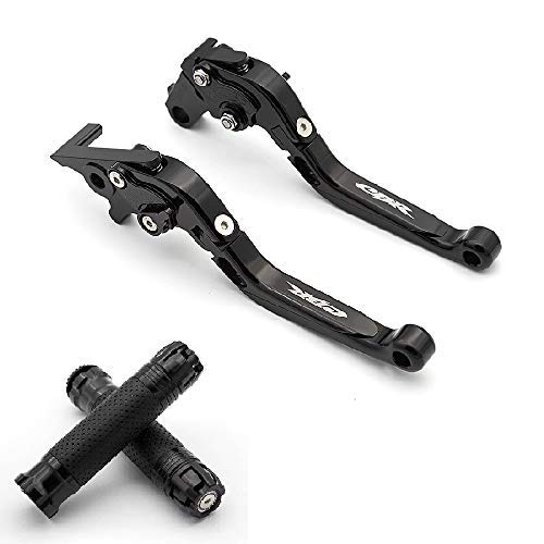 FXCNC CNC Aluminum Folding Extendable Adjustable Brake Clutch Levers compatible with CBR 600 F2, F3, F4, F4i 1991-2007, CBR900RR 1993-1999 von FXCNC