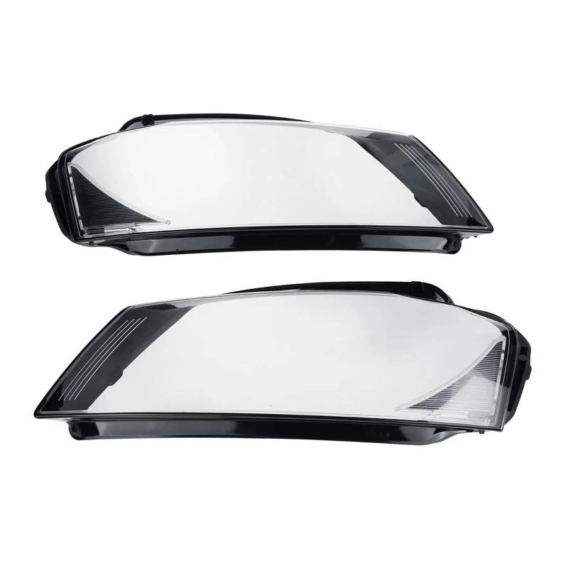 Auto-Frontscheinwerfer-Scheinwerfer-Objektivabdeckung, kompatibel für Audi A3 8P S-Linie S3 RS3 Facelift 2008–2012, Scheinwerferschale, transparenter Lampenschirm(1 Pair) von FXFUPO
