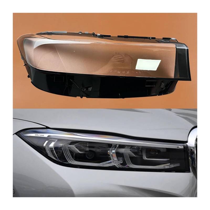 Autoscheinwerferabdeckung Lampenabdeckung Lampenschirm Lampenobjektivgehäuse Autolichtkappen Kompatibel für BMW 7er G11 G12 730 740 750 760 2019 2020 2021(Right) von FXFUPO