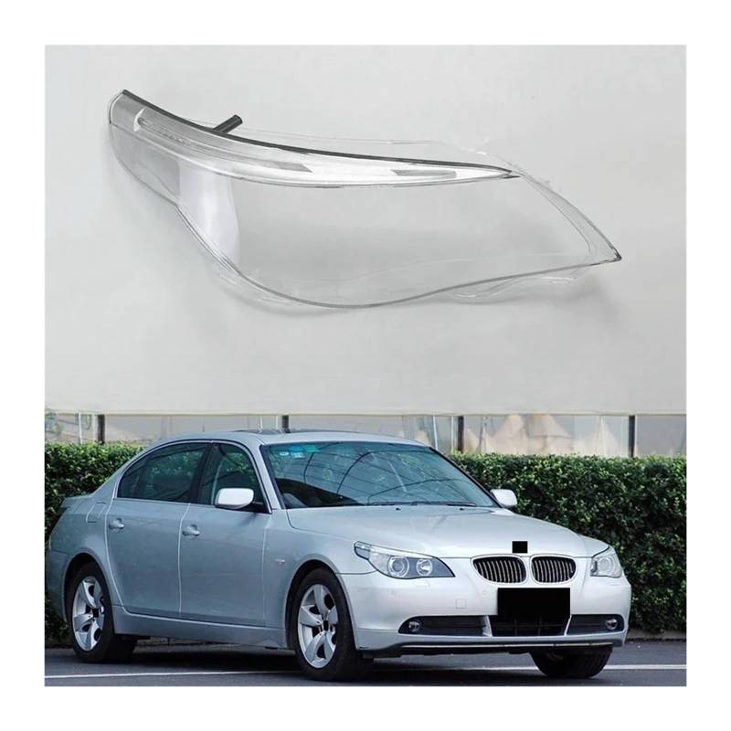Kompatibel für BMW 5 Series E61 E60 2004 2005 2006 2007 2008 2009 2010 Autoscheinwerferschale Scheinwerferabdeckung Scheinwerferlinse Scheinwerferglas(Left B) von FXFUPO