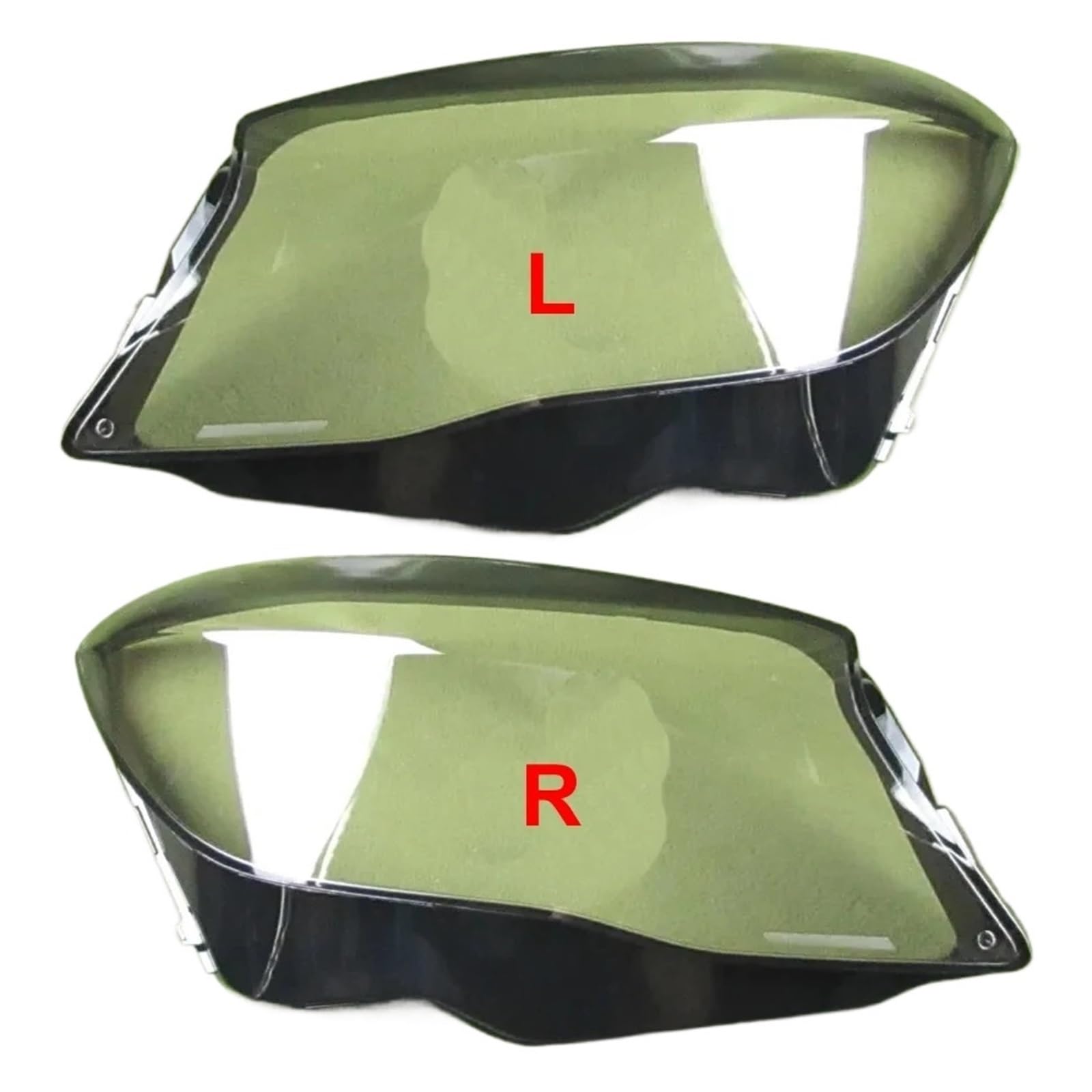 Kompatibel für Benz W156 GLA GLA200 GLA220 GLA260 2015 2016 2017 Lampenschirme Scheinwerfer Transparente Lampe Schatten Scheinwerfer Abdeckung Objektiv(2PCS left and right) von FXFUPO